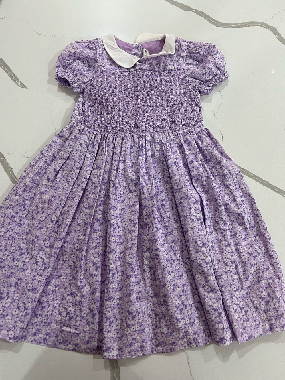 Size 6 Janie and Jack Purple Flower Dress